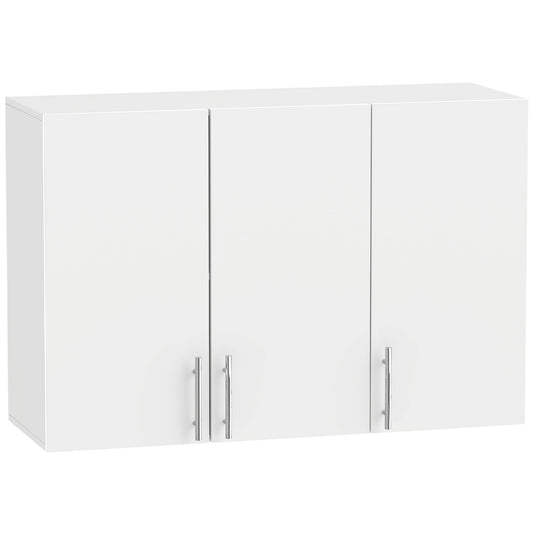 HOMCOM Bathroom Wall Cabinet in White