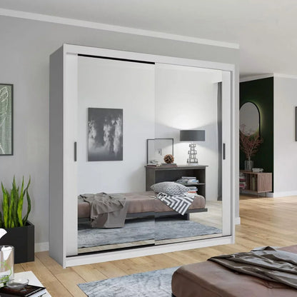 Chicago II Sliding Door Wardrobe - White, Black, Oak, Walnut, Wenge, Grey