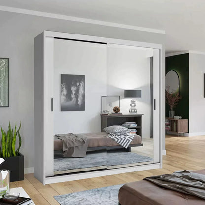 Chicago II Sliding Door Wardrobe - Grey and 5 Colours 5 Sizes