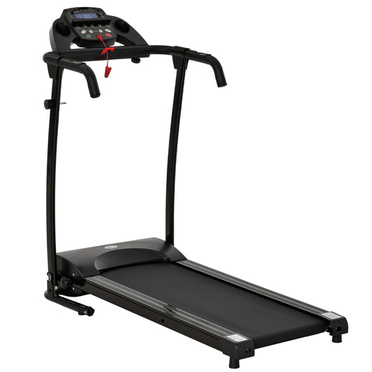 HOMCOM Electric Motorized Treadmill Home Fitness W/LCD Display-Black