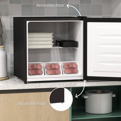 HOMCOM 35L Mini Freezer, -24√¢‚Äû∆í to -14√¢‚Äû∆í Temperature - Black