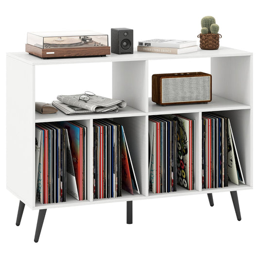 Record Player Stand 3-Tier Turntable Stand-White