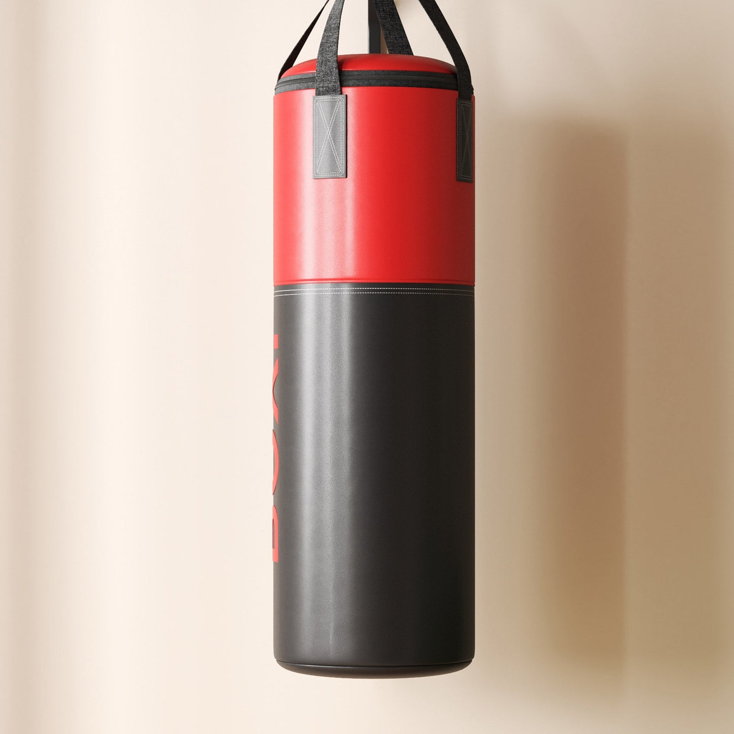 SPORTNOW Unfilled Punching Bag Set with Boxing Bag Bracket, Boxing Gloves, Hand Wraps and 360¡ Swivel Hook