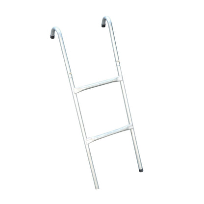 HOMCOM 6-10ft Trampoline Ladder Galvanized w/ Non-slip Mat