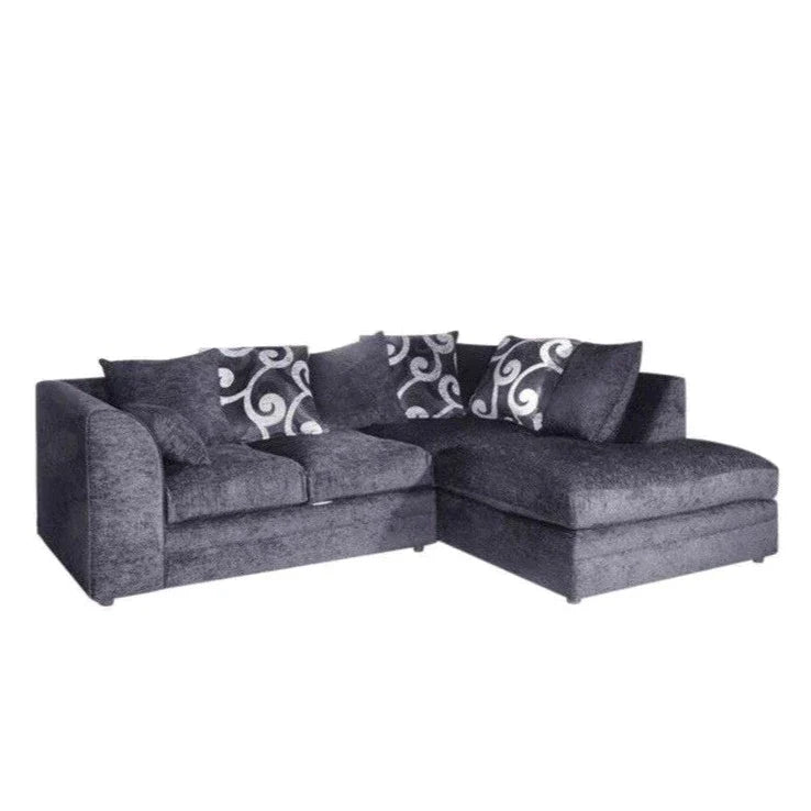 Brittany Chenille Fabric Corner Sofa Suite