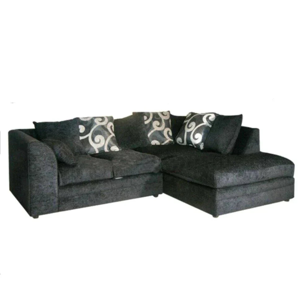 Brittany Chenille Fabric Corner Sofa Suite