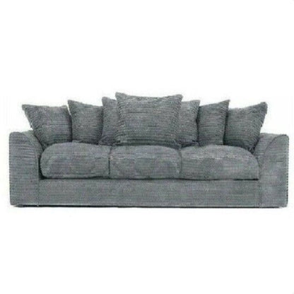 Desmond Jumbo Cord 3 Seater Sofa Grey and Other Colours