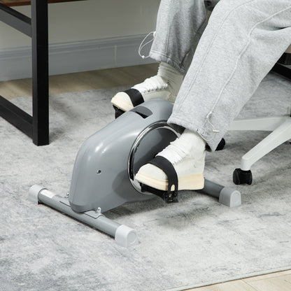 SPORTNOW Pedal Exerciser with Eight Level Magnetic Resistance, with Eight-Level Magnetic Resistance, Grey