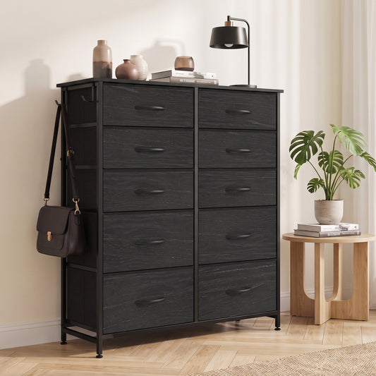 HOMCOM Chest of Drawers in Black, image 2