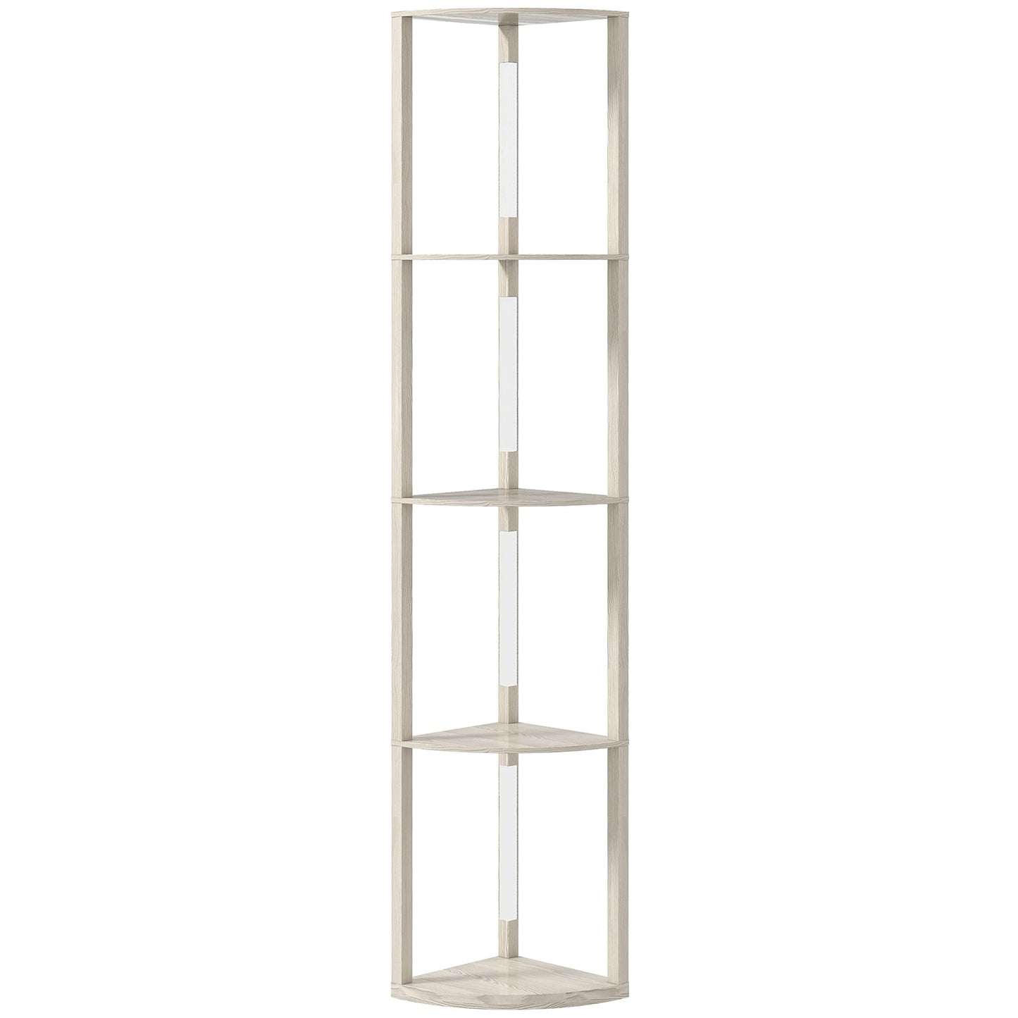 HOMCOM Three-Tier Corner Floor Lamp