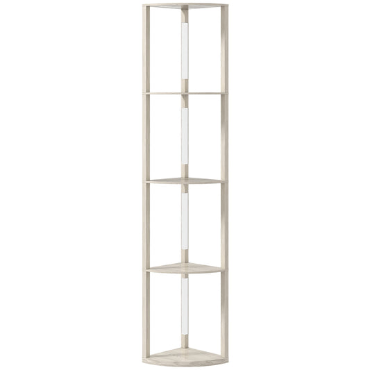 HOMCOM Three-Tier Corner Floor Lamp