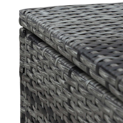 Outsunny Rattan Outdoor Garden Leżak z funkcją odchylania Szary