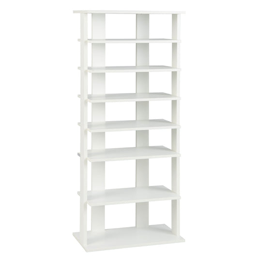 Shoe rack 7-tier shoe rack in retro style 45 x 25 x 110.5 cm white