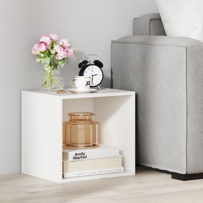 Set of 4 Cube Storage Organizers for Small Space-White