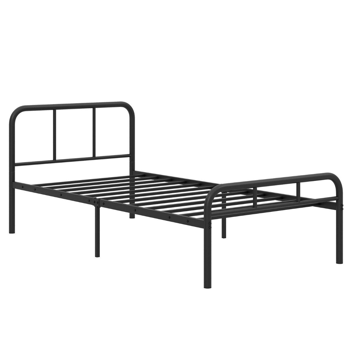 Bed Frame with Headboard and Footboard-Single Size