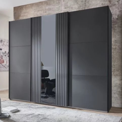 Sliding Wardrobe in Black