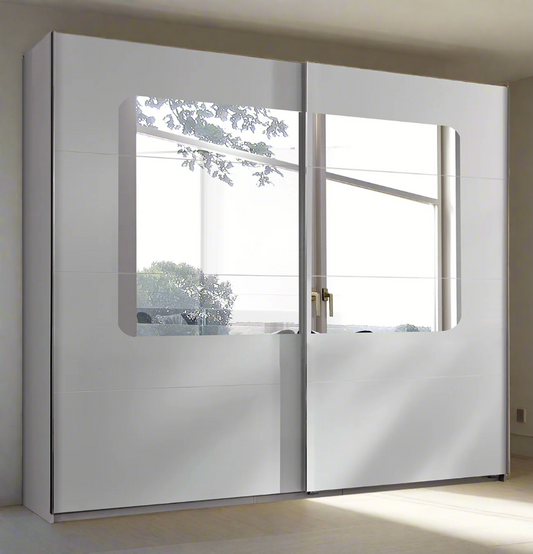 Sliding Wardrobe in White