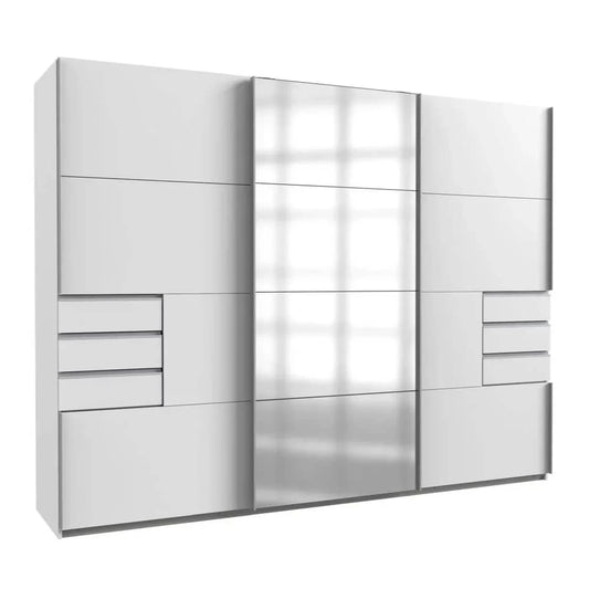 Sliding Wardrobe in White