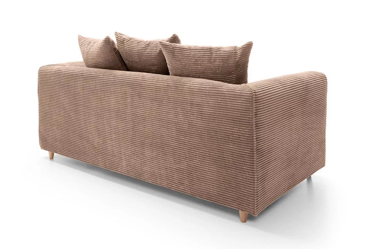 Jasmine Jumbo Cord 2 Seater Sofa - Brown