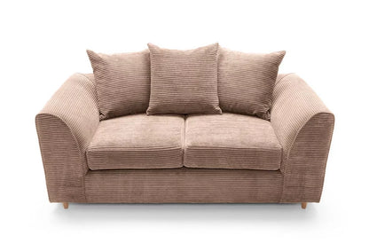 Jasmine Jumbo Cord 2 Seater Sofa - Brown