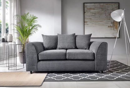 Jasmine Jumbo Cord 2 Seater Sofa - Grey