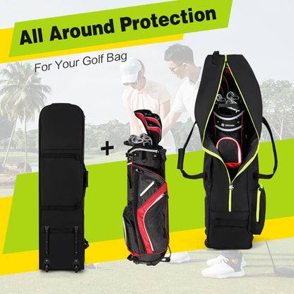 Soft-Sided Golf Travel Bag with Wheels
