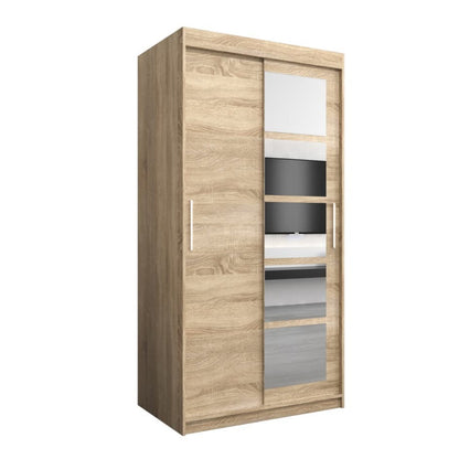 Roma I Sliding Door Wardrobe 100cm