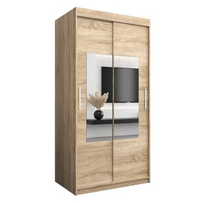 Torino Sliding Door Wardrobe 100cm