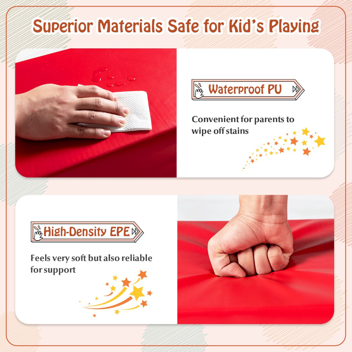 11 Piece Multicolored Foam Climbing &amp; Crawling Block Playset