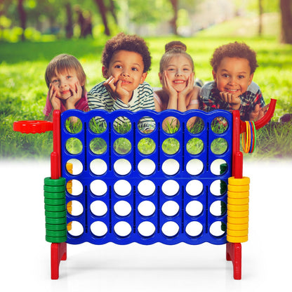 Giant Connect 4 Game Jumbo with 42 Rings-Red