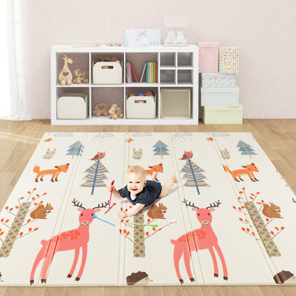 200 x 180 cm Extra Large Baby Floor Mat with Carry Bag-B