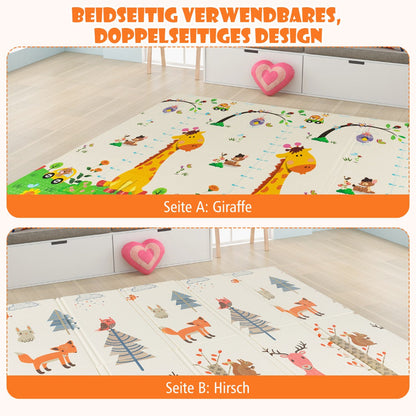 200 x 180 cm Extra Large Baby Floor Mat with Carry Bag-B