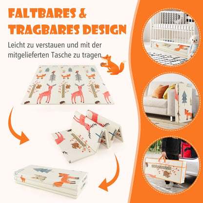 200 x 180 cm Extra Large Baby Floor Mat with Carry Bag-B