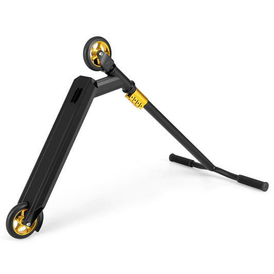 Stunt Scooter Pro Trick Scooter with 2 PU Wheels for Kids-Black