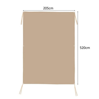 6.7 x 17 Feet Pergola Structure Universal Replacement Canopy Cover