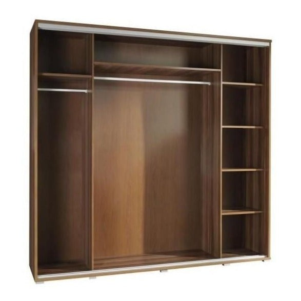 Prudence-II 2-Door Sliding Wardrobe - Wenge, Oak or Plum Wallis