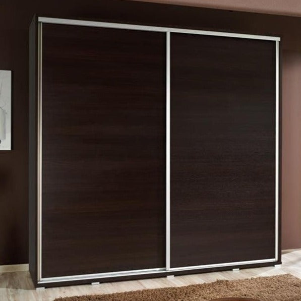 Prudence-II 2-Door Sliding Wardrobe - Wenge, Oak or Plum Wallis