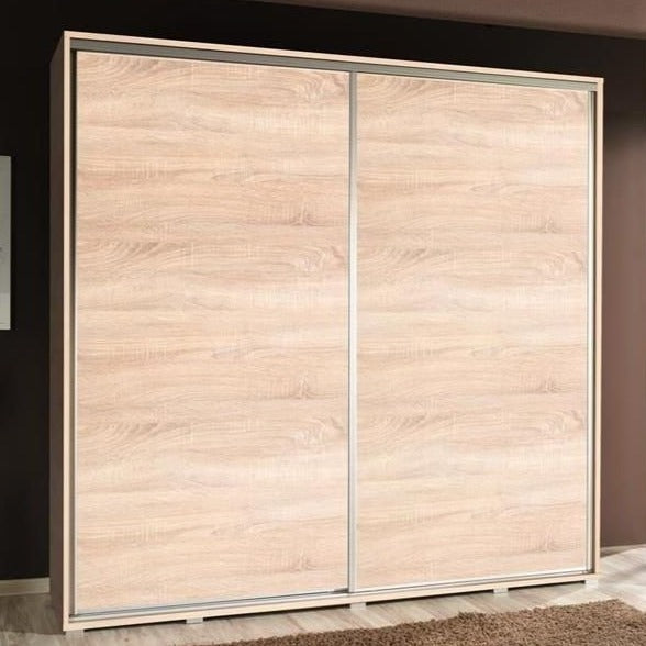 Prudence-II 2-Door Sliding Wardrobe - Wenge, Oak or Plum Wallis