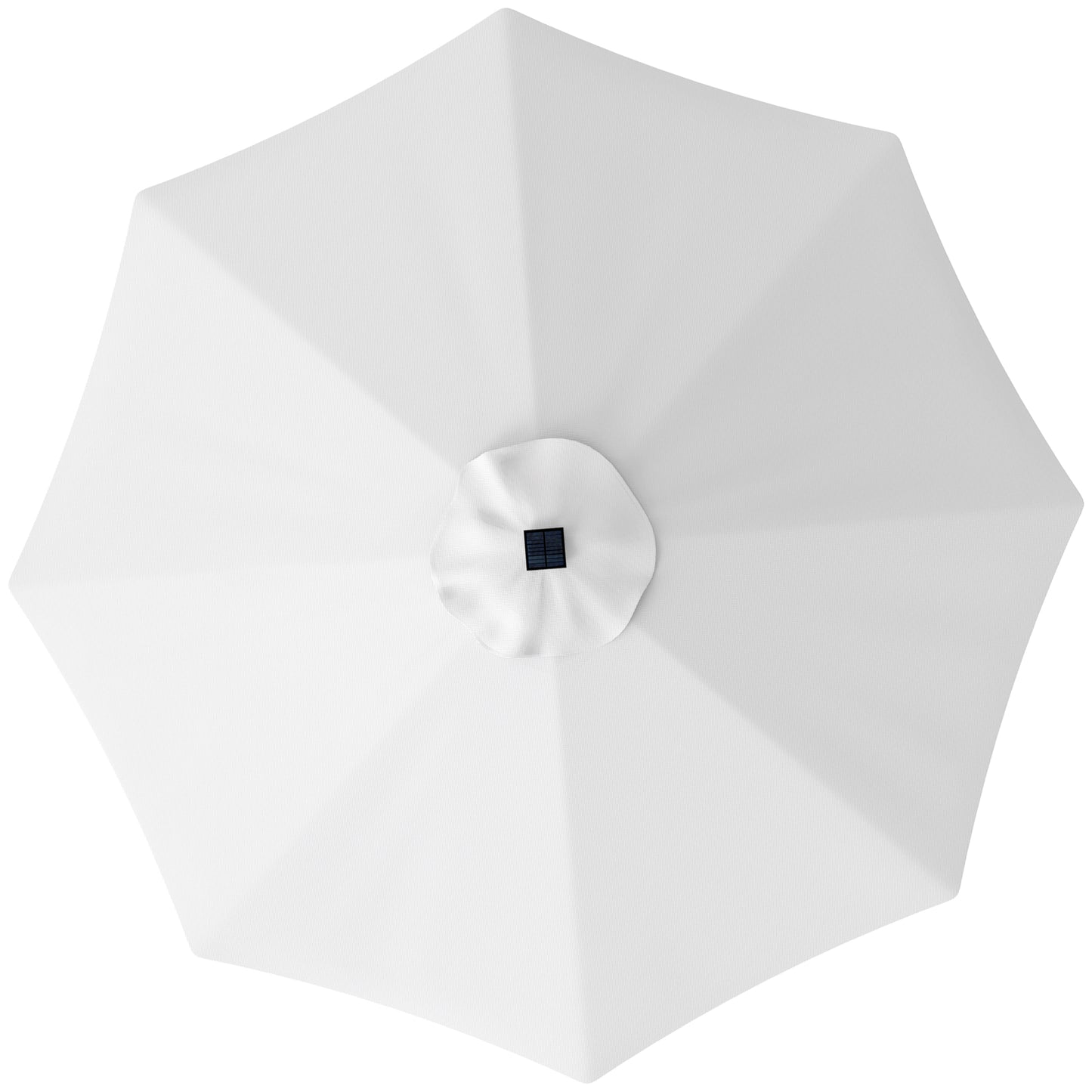 Outsunny 3 m wymienny daszek parasola z górnym otworem wentylacyjnym, UPF 50+ wymienny daszek parasola ogrodowego, 8 żeberkowy pokrowiec parasola wymienny pasuje do różnych ram, kremowy