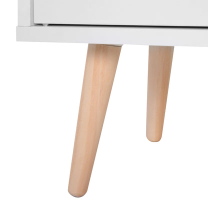 HOMCOM Sideboard, Side Cabinet, Floor Cupboard with Storage Drawer for Hallway, Kitchen, Bedroom, Living Room, White