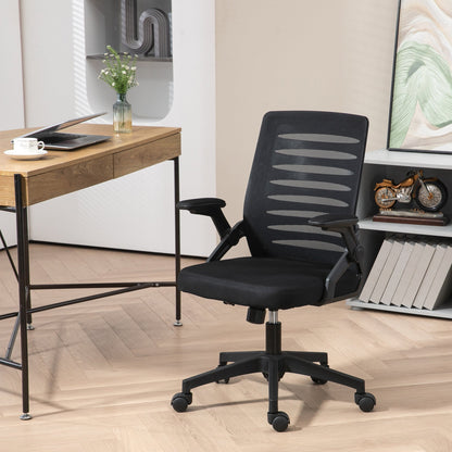 Vinsetto Mesh Office Chair, Swivel Task Computer Chair for Home with Lumbar Support