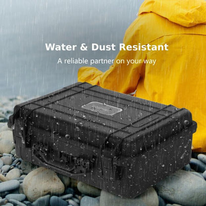Portable Waterproof Hard Case with Customizable Foam Inser for Electronics