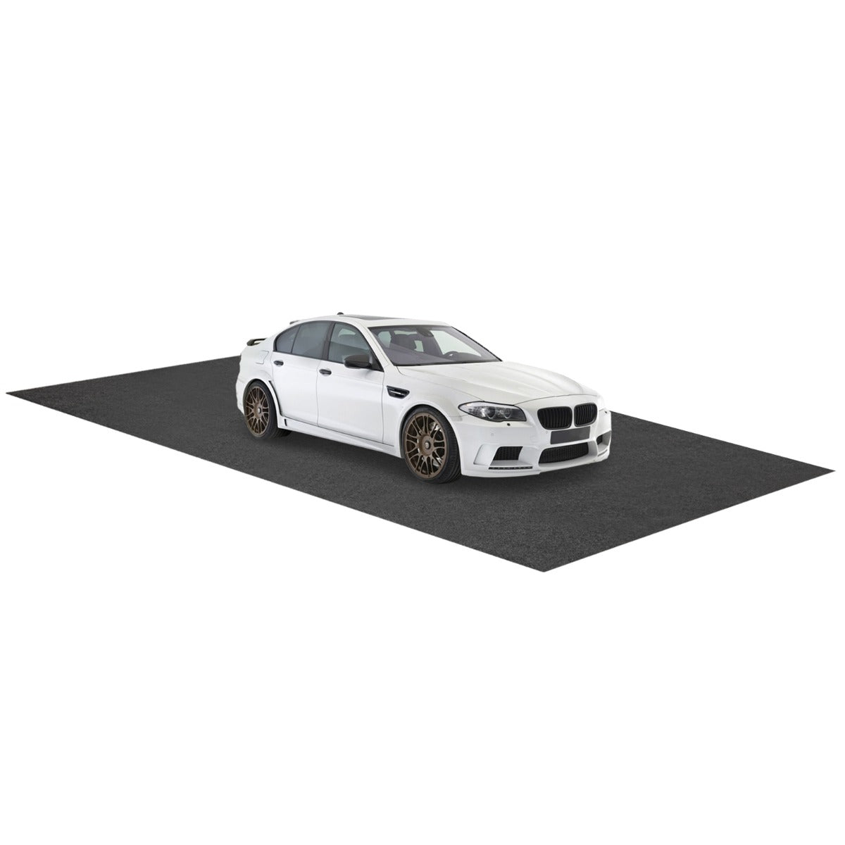 Waterproof Floor Mat 800 x 220 cm Reusable and Washable Car Anti-Slip Mat with Absorbent Double-Sided Adhesive Tape Grey