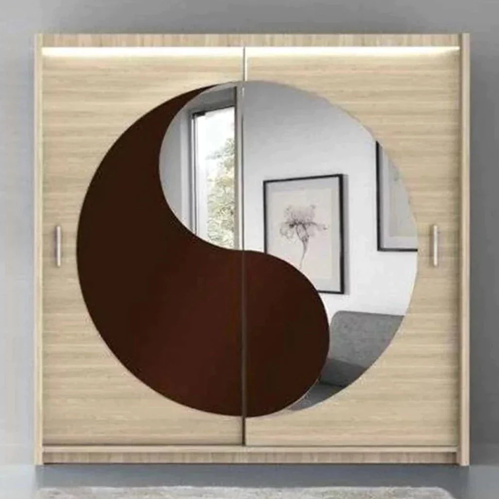 Lotus Yin Yang Sliding Door Wardrobe