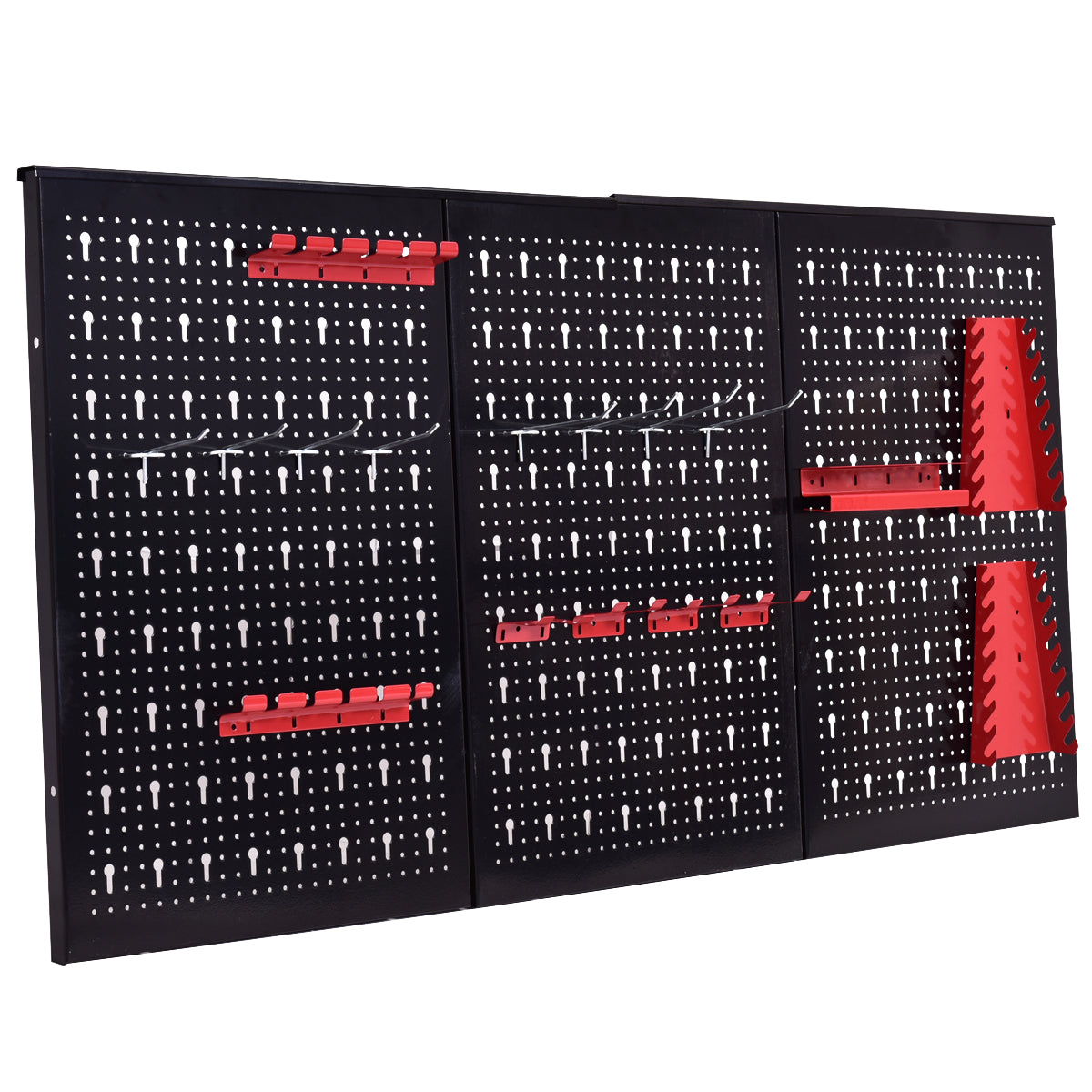 24" x 48" Metal Pegboard Garage Tool Board Holder