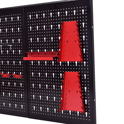 24" x 48" Metal Pegboard Garage Tool Board Holder