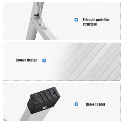 Aluminium Folding Hop Up Work Platform with Safety Locks and Pads