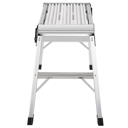 Aluminium Folding Hop Up Work Platform with Safety Locks and Pads
