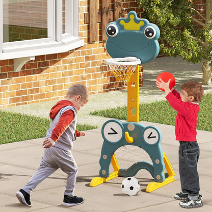 Toddler Basketball Hoop with Fillable Base for 3+ Kids
