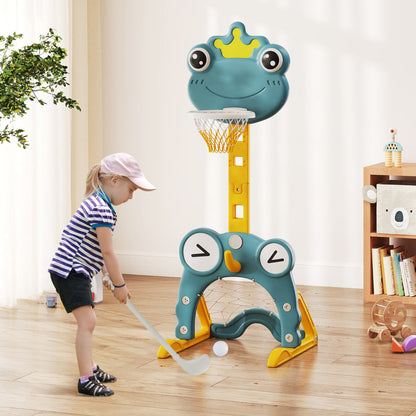 Toddler Basketball Hoop with Fillable Base for 3+ Kids